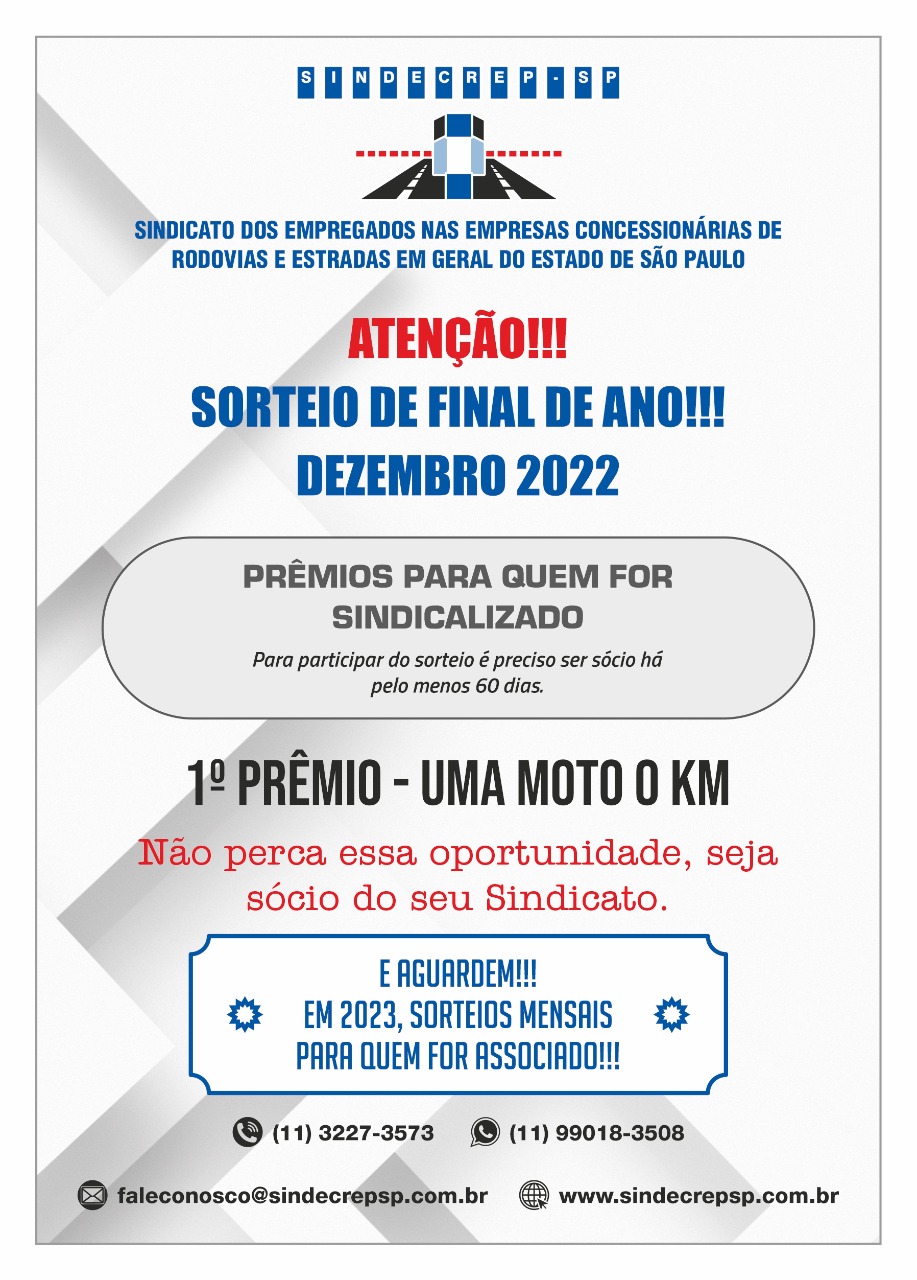 SORTEIO FINAL DE ANO 2022